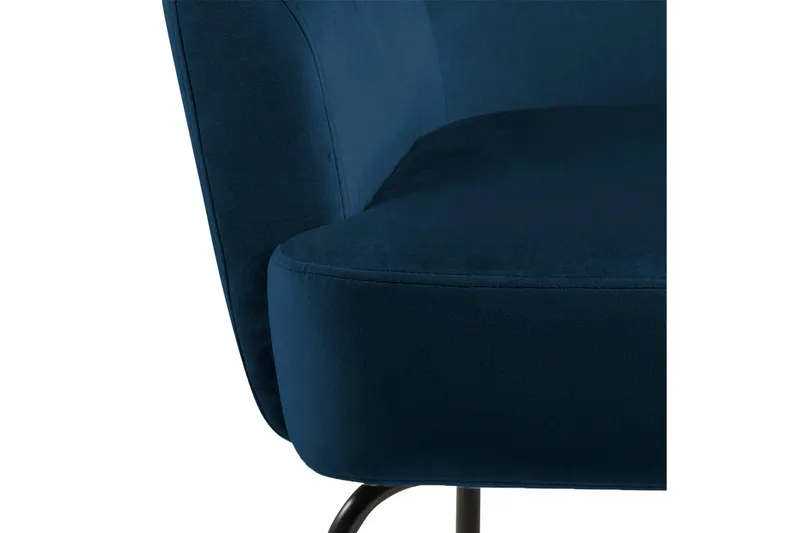 Nojatuoli Miggiano - Sininen/Musta - Huonekalut - Tuoli & nojatuoli - Nojatuoli & lepotuoli