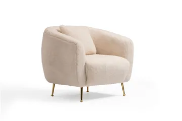 Nojatuoli Moe - Beige - Huonekalut - Tuoli & nojatuoli - Nojatuoli & lepotuoli