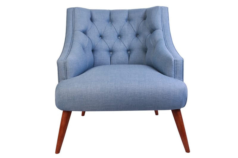 Nojatuoli Montiela - Indigonsininen/Luonnonväri - Huonekalut - Tuoli & nojatuoli - Nojatuoli & lepotuoli