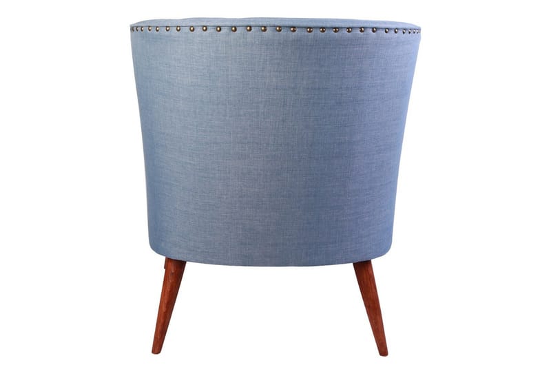 Nojatuoli Montiela - Indigonsininen/Luonnonväri - Huonekalut - Tuoli & nojatuoli - Nojatuoli & lepotuoli