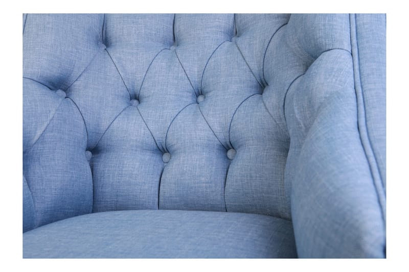 Nojatuoli Montiela - Indigonsininen/Luonnonväri - Huonekalut - Tuoli & nojatuoli - Nojatuoli & lepotuoli