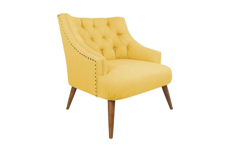 Nojatuoli Montiela, Keltainen/Luonnonväri