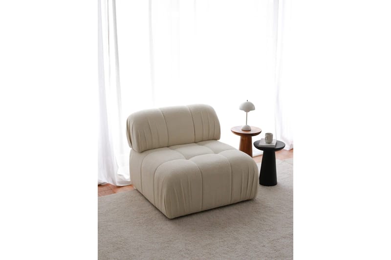 Nojatuoli Murum - Valkoinen - Huonekalut - Sohva - Moduulisohva - Keskimoduuli