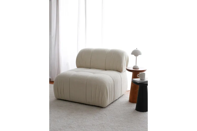 Nojatuoli Murum - Valkoinen - Huonekalut - Sohva - Moduulisohva - Keskimoduuli