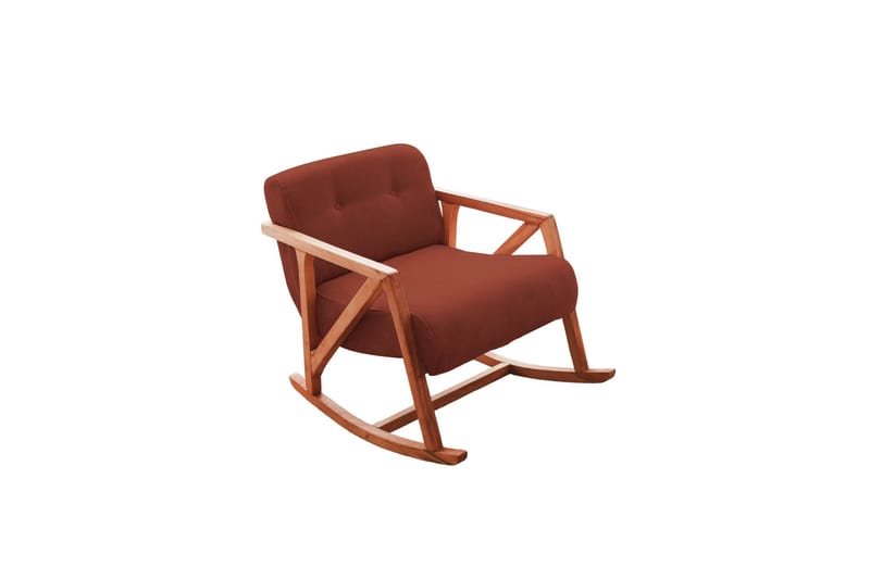 Nojatuoli Muskuran - Ruskea - Huonekalut - Tuoli & nojatuoli - Pyörivät tuolit & keinutuoli