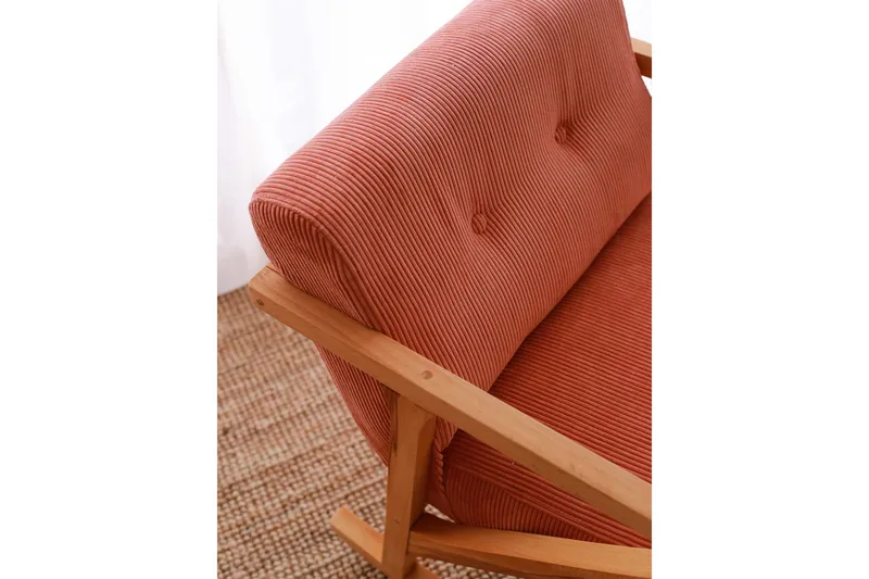 Nojatuoli Muskuran - Ruskea - Huonekalut - Tuoli & nojatuoli - Pyörivät tuolit & keinutuoli