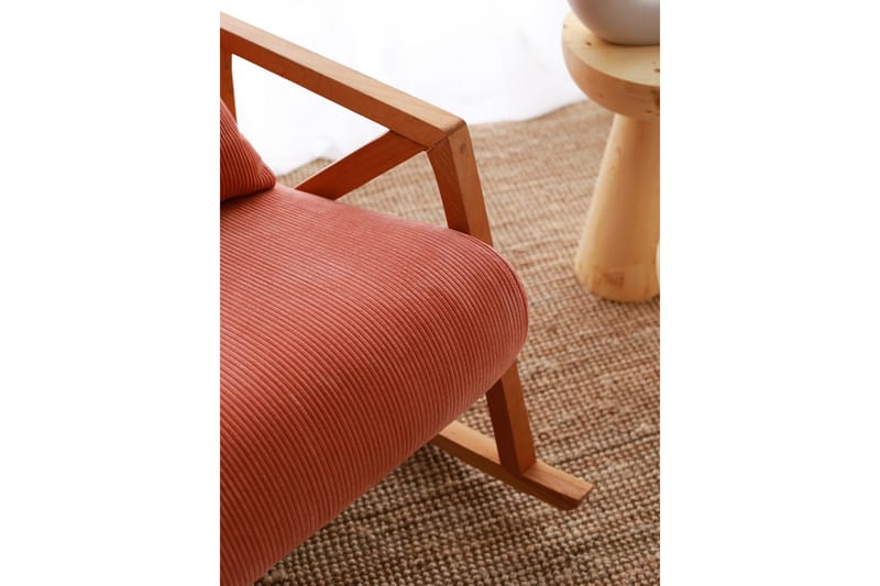 Nojatuoli Muskuran - Ruskea - Huonekalut - Tuoli & nojatuoli - Pyörivät tuolit & keinutuoli