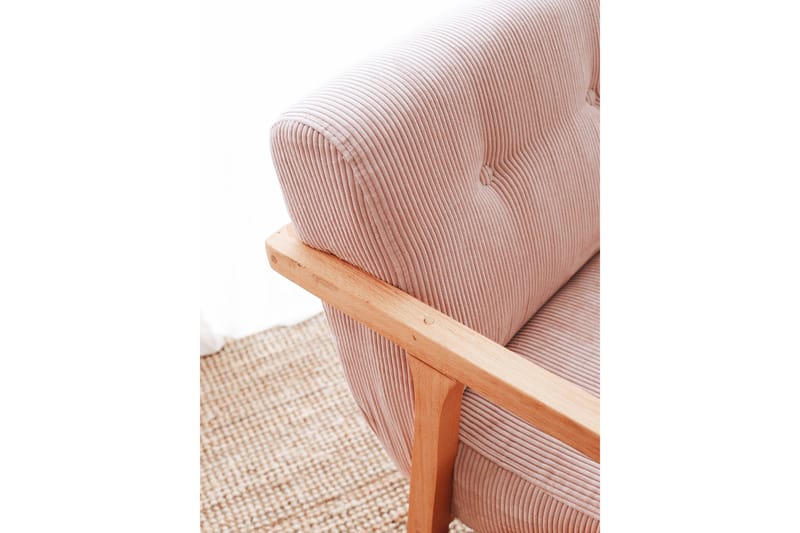 Nojatuoli Muskuran - Vaaleanpunainen - Huonekalut - Tuoli & nojatuoli - Pyörivät tuolit & keinutuoli