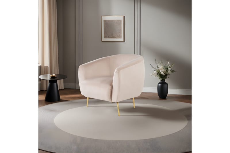 Nojatuoli Narayn - Beige - Huonekalut - Tuoli & nojatuoli - Nojatuoli & lepotuoli