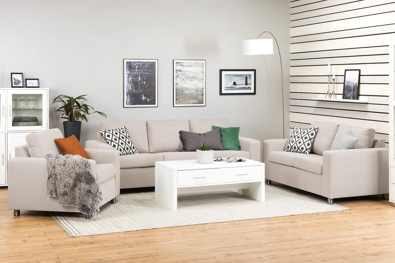 Nojatuoli Nevada - Beige - Huonekalut - Tuoli & nojatuoli - Nojatuoli & lepotuoli