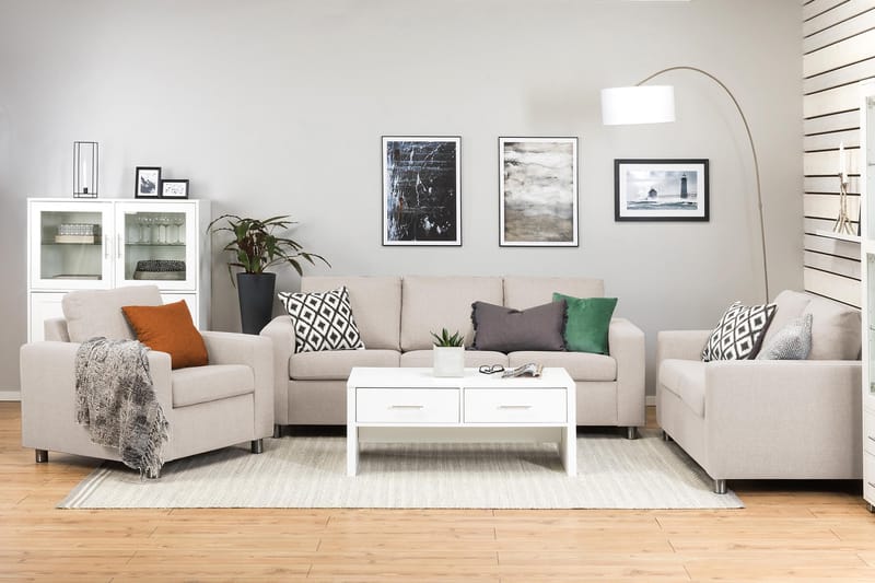 Nojatuoli Nevada - Beige - Huonekalut - Tuoli & nojatuoli - Nojatuoli & lepotuoli