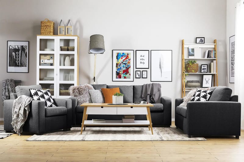 Nojatuoli Nevada - Tummanharmaa - Huonekalut - Tuoli & nojatuoli - Nojatuoli & lepotuoli