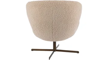 Nojatuoli NFG Molli, kääntyvä Beige - Beige - Huonekalut - Tuoli & nojatuoli - Nojatuoli & lepotuoli - Nojatuoli rahilla