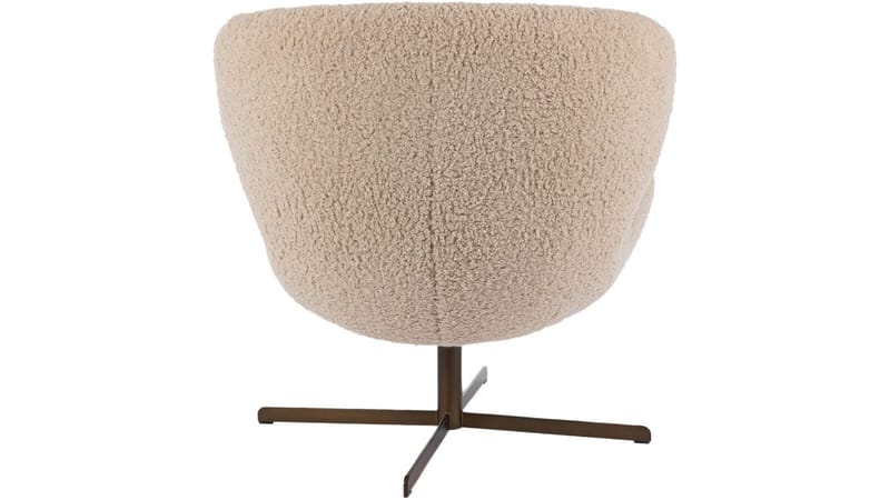 Nojatuoli NFG Molli, kääntyvä Beige - Beige - Huonekalut - Tuoli & nojatuoli - Nojatuoli & lepotuoli - Nojatuoli rahilla