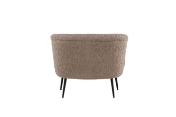 Nojatuoli Nordkoster - Musta/Beige - Huonekalut - Tuoli & nojatuoli - Nojatuoli & lepotuoli