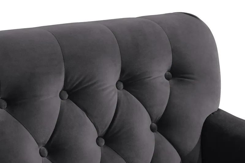 Nojatuoli jalkarahilla New Castle - Tummanharmaa - Huonekalut - Tuoli & nojatuoli - Nojatuoli & lepotuoli - Howard-nojatuolit