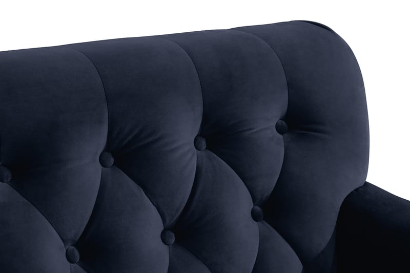 Nojatuoli jalkarahilla New Castle - Yönsininen - Huonekalut - Tuoli & nojatuoli - Nojatuoli & lepotuoli - Howard-nojatuolit