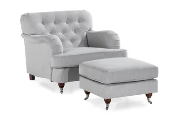 Nojatuoli jalkarahilla New Castle