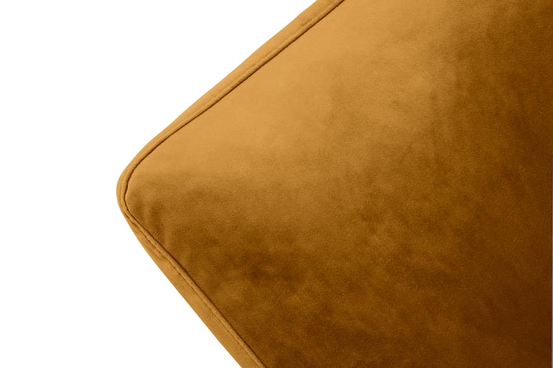 Nojatuoli jalkarahilla Webber Sametti - Meripihka Messinki - Huonekalut - Tuoli & nojatuoli - Nojatuoli & lepotuoli - Howard-nojatuolit