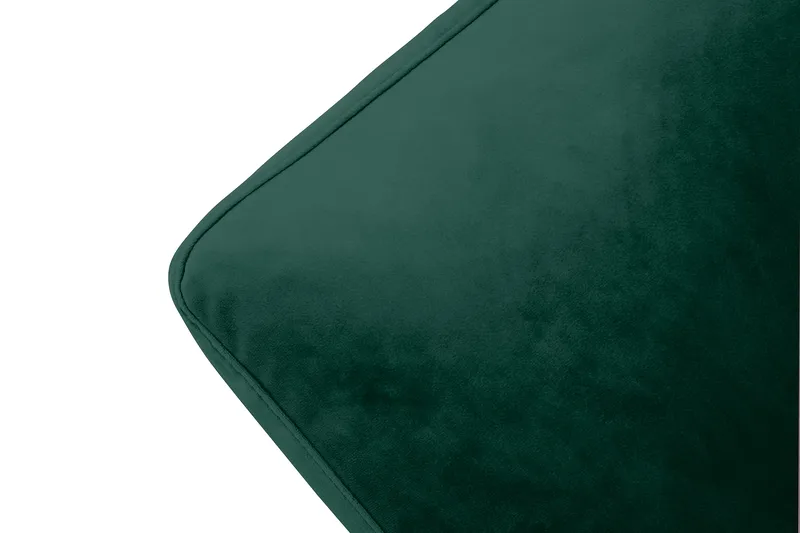 Nojatuoli jalkarahilla Webber Sametti - Tummanvihreä Kromi - Huonekalut - Tuoli & nojatuoli - Nojatuoli & lepotuoli - Howard-nojatuolit