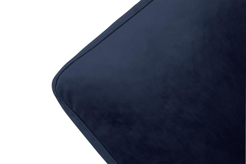 Nojatuoli jalkarahilla Webber Sametti - Yönsininen Messinki - Huonekalut - Tuoli & nojatuoli - Nojatuoli & lepotuoli - Howard-nojatuolit