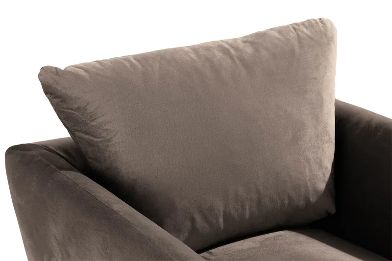 Trend Nojatuoli ja Rahi - Myyränruskea - Huonekalut - Tuoli & nojatuoli - Nojatuoli & lepotuoli - Samettinojatuoli