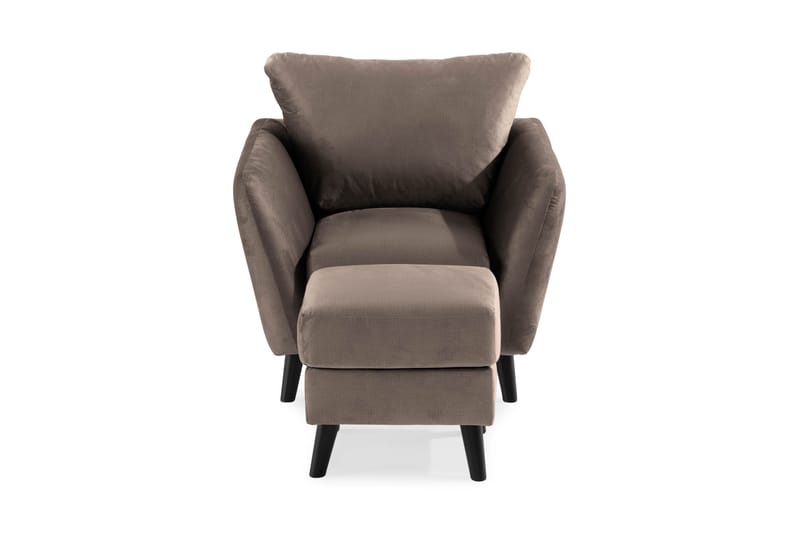 Trend Nojatuoli ja Rahi - Myyränruskea - Huonekalut - Tuoli & nojatuoli - Nojatuoli & lepotuoli - Nojatuoli rahilla