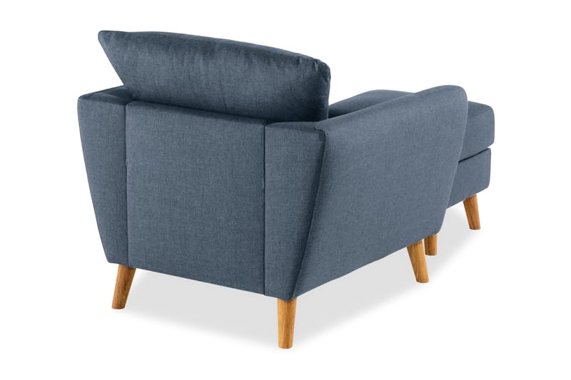 Trend Nojatuoli ja Rahi - Sininen - Huonekalut - Tuoli & nojatuoli - Nojatuoli & lepotuoli - Nojatuoli rahilla