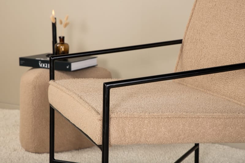 Nojatuoli Rakel - Beige - Huonekalut - Tuoli & nojatuoli - Nojatuoli & lepotuoli