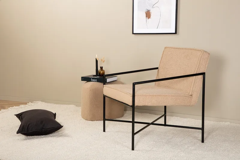 Nojatuoli Rakel - Beige - Huonekalut - Tuoli & nojatuoli - Nojatuoli & lepotuoli