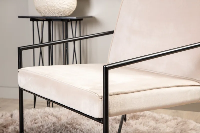 Nojatuoli Rakel - Beige - Huonekalut - Tuoli & nojatuoli - Nojatuoli & lepotuoli