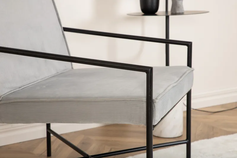 Nojatuoli Rakel - Harmaa - Huonekalut - Tuoli & nojatuoli - Nojatuoli & lepotuoli