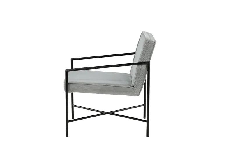 Nojatuoli Rakel - Harmaa - Huonekalut - Tuoli & nojatuoli - Nojatuoli & lepotuoli