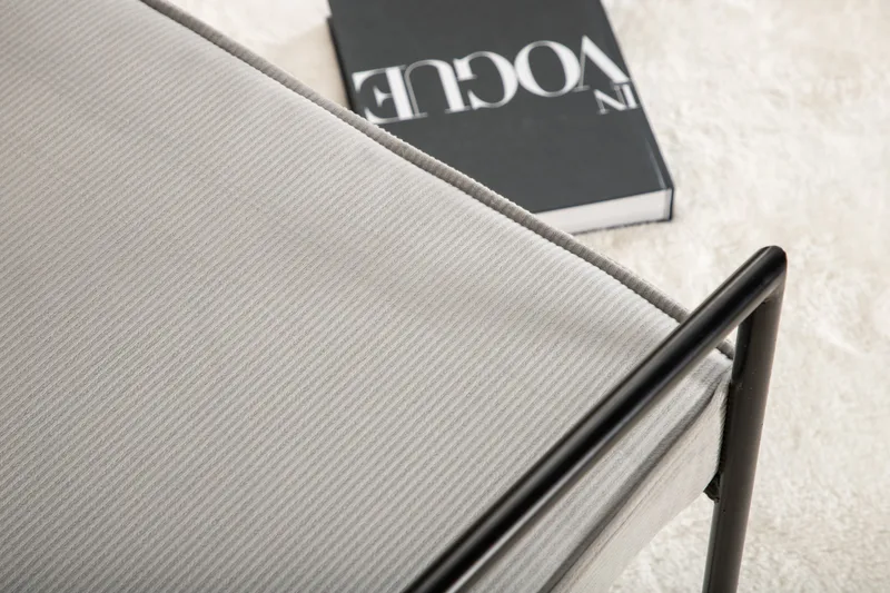 Nojatuoli Rakel - Harmaa - Huonekalut - Tuoli & nojatuoli - Nojatuoli & lepotuoli