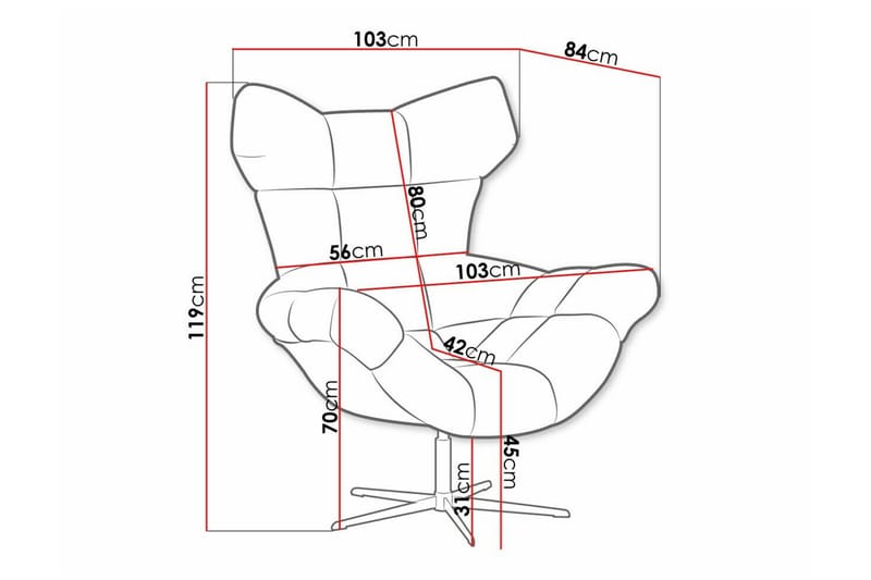 Nojatuoli Rathkeale - Vihreä - Huonekalut - Tuoli & nojatuoli - Nojatuoli & lepotuoli