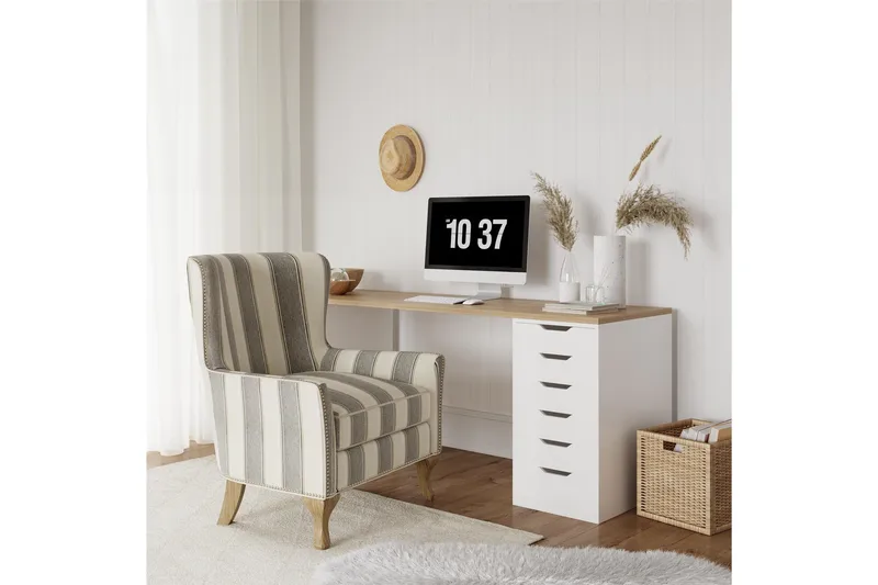 Nojatuoli Reva Harmaa - Dorel Home - Huonekalut - Tuoli & nojatuoli - Nojatuoli & lepotuoli