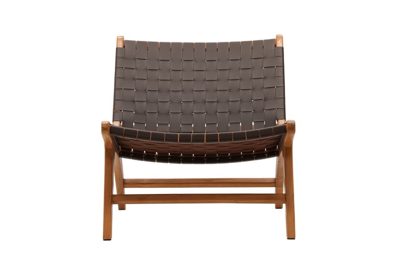 Nojatuoli Rike - Ruskea/Beige - Huonekalut - Tuoli & nojatuoli - Nojatuoli & lepotuoli