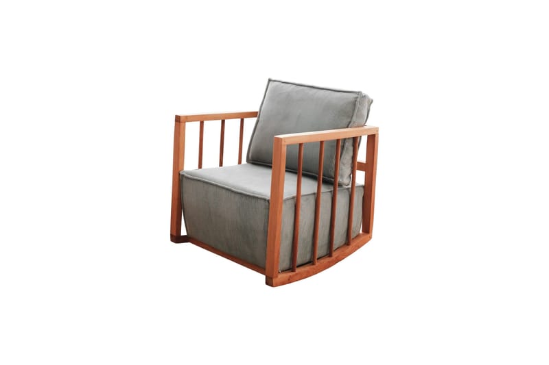 Nojatuoli Sallanan - Sininen - Huonekalut - Tuoli & nojatuoli - Pyörivät tuolit & keinutuoli