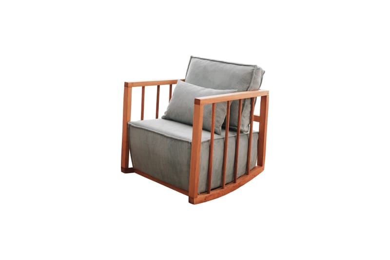 Nojatuoli Sallanan - Sininen - Huonekalut - Tuoli & nojatuoli - Pyörivät tuolit & keinutuoli