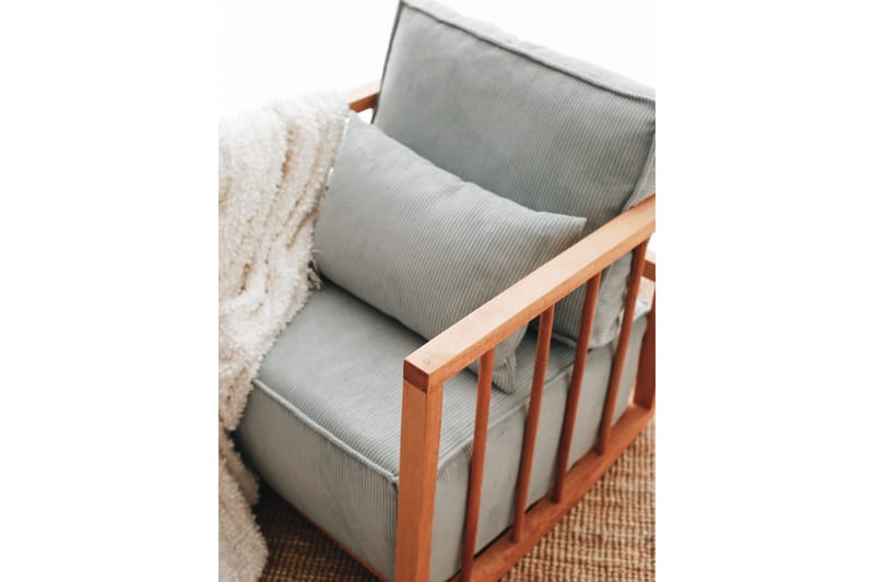 Nojatuoli Sallanan - Sininen - Huonekalut - Tuoli & nojatuoli - Pyörivät tuolit & keinutuoli