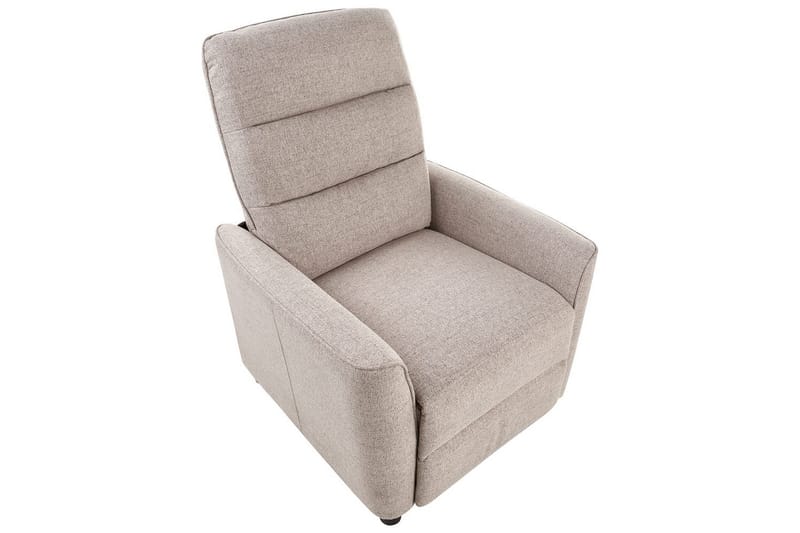 Nojatuoli Sande Beige/musta - Beige/musta - Huonekalut - Tuoli & nojatuoli - Nojatuoli & lepotuoli - Makuutuoli & divaanituoli