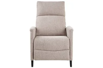Nojatuoli Selvik Beige/musta - Beige/musta - Huonekalut - Tuoli & nojatuoli - Nojatuoli & lepotuoli - Mekanismituoli