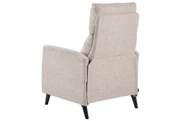 Nojatuoli Selvik Beige/musta - Beige/musta - Huonekalut - Tuoli & nojatuoli - Nojatuoli & lepotuoli - Mekanismituoli