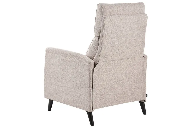 Nojatuoli Selvik Beige/musta - Beige/musta - Huonekalut - Tuoli & nojatuoli - Nojatuoli & lepotuoli - Mekanismituoli