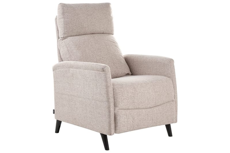 Nojatuoli Selvik Beige/musta - Beige/musta - Huonekalut - Tuoli & nojatuoli - Nojatuoli & lepotuoli - Makuutuoli & divaanituoli