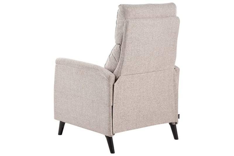 Nojatuoli Selvik Beige/musta - Beige/musta - Huonekalut - Tuoli & nojatuoli - Nojatuoli & lepotuoli - Makuutuoli & divaanituoli