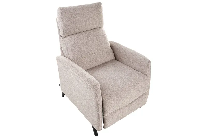Nojatuoli Selvik Beige/musta - Beige/musta - Huonekalut - Tuoli & nojatuoli - Nojatuoli & lepotuoli - Mekanismituoli