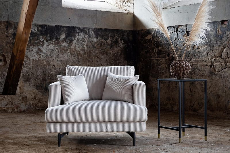 Nojatuoli Sofiana - Harmaa - Huonekalut - Tuoli & nojatuoli - Nojatuoli & lepotuoli