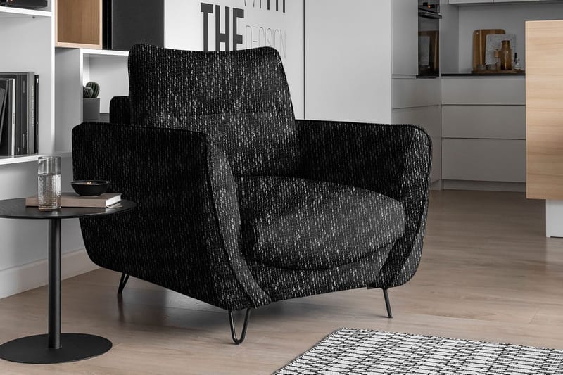 Nojatuoli Swentzel - Tummanharmaa - Huonekalut - Tuoli & nojatuoli - Nojatuoli & lepotuoli