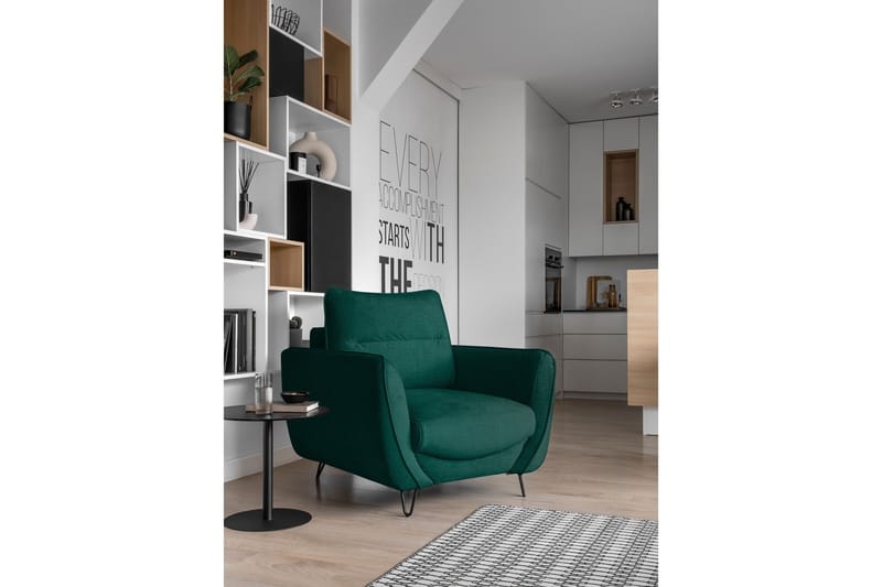 Nojatuoli Swentzel - Vihreä - Huonekalut - Tuoli & nojatuoli - Nojatuoli & lepotuoli